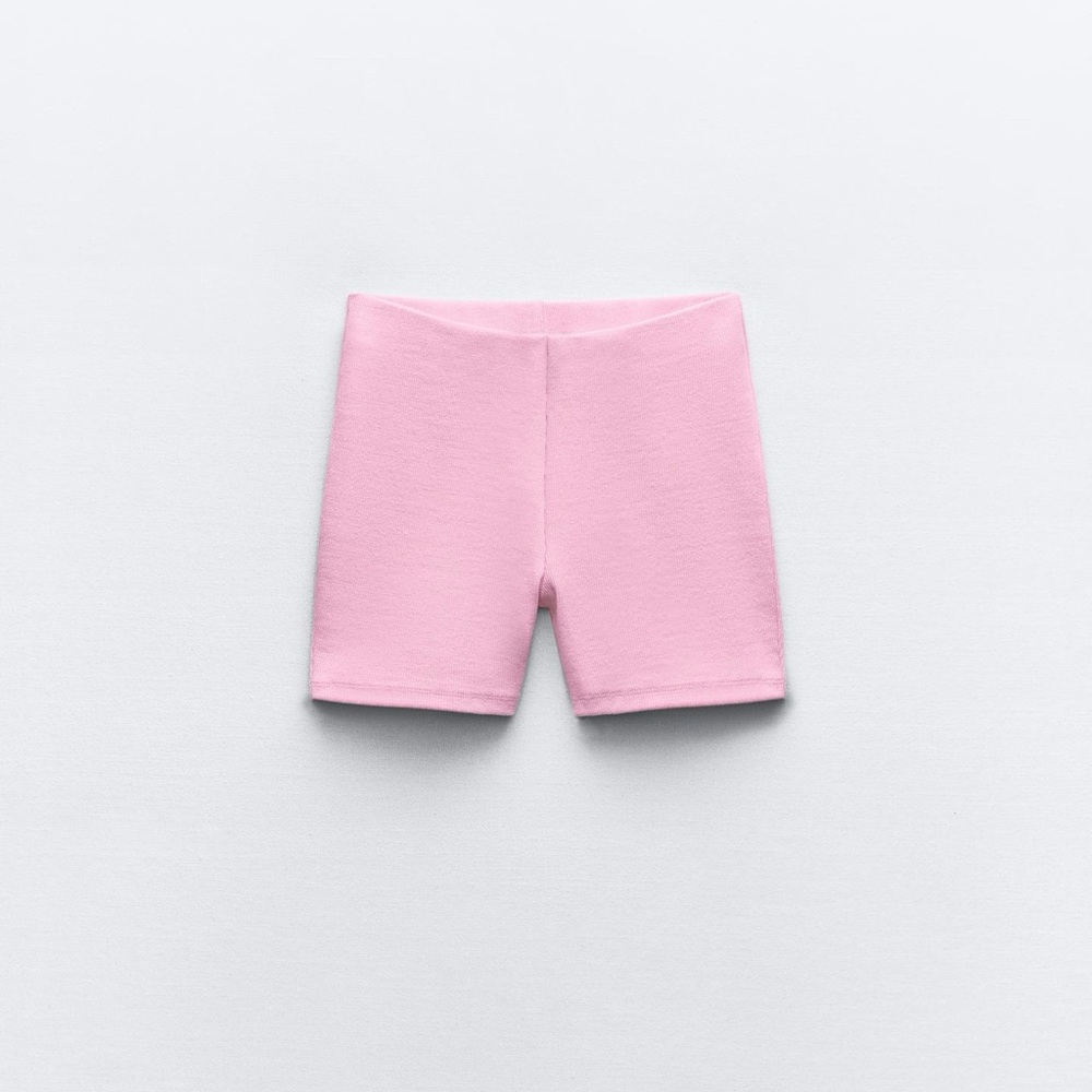 ZARA RIBBED SHORTS